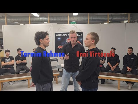 Sunday Smash 4 pressi tilaisuus, Onni Vitasalo VS Tarmim Rahman