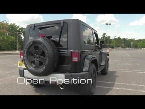 QTP 2007-2018 Jeep Wrangler JK QTP Screamer Axle Back Black Tips