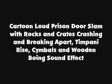 Cartoon LPDSwRaCCaBA, Timpani Rise, Cymbals and Wooden Boing Sound Effect