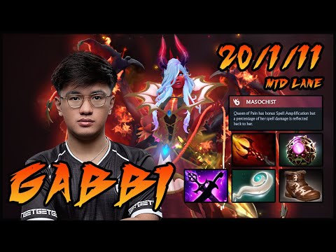 Gabbi Queen of Pain Mid | Beyond Godlike | 20 Mins GG vs. Jacky - Dota 2 Gameplay