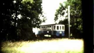 preview picture of video 'Birsigtalbahn: Vorbeifahrender Zug 1973 Therwil Ettingen'