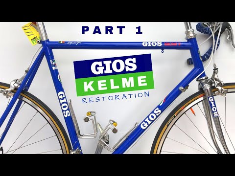 Gios Kelme vintage bike RESTORATION (part 1)