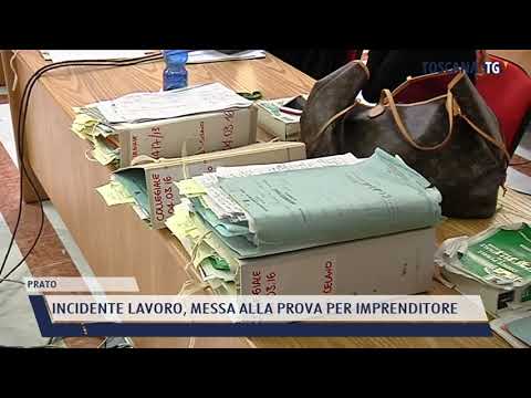 2021-10-06 PRATO - INCIDENTE LAVORO, MESSA ALLA PROVA PER IMPRENDITORE