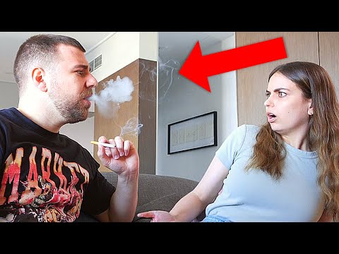 Rauchen als Streich an der Ehefrau (SEHR SCHLECHTE IDEE)!