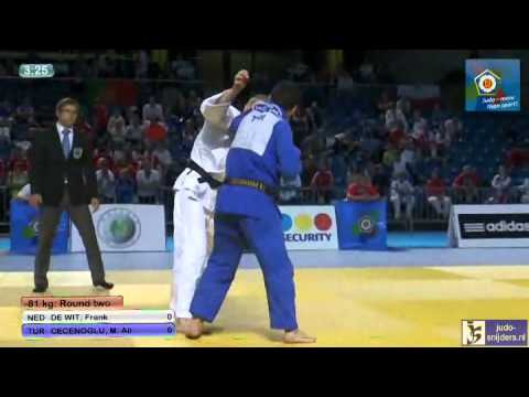 Judo 2013 European Championship Cadets Tallinn: de Wit (NED) - Cecenoglu (TUR) [-81kg]