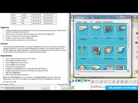 PACKET TRACER 2.4.1.2(SKILL INTEGRATION CHALLENGE) | TEKNIK INFORMATIKA | MERCUBUANA|