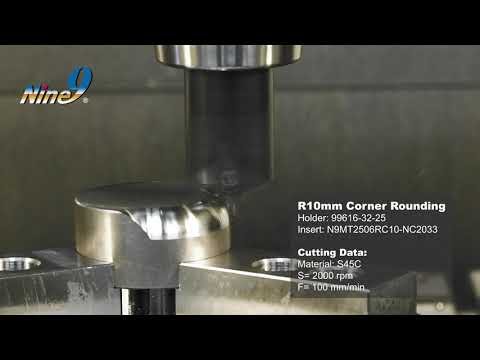 Radius 0.5 to 10mm Corner Rounding _Nine9 cutting tools