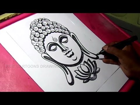 How to Draw Buddha Drawing for Kids | Geneva William