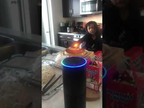 #alexa singing happy birthday