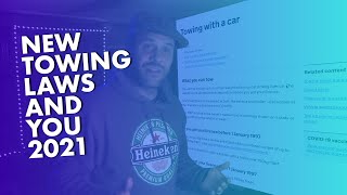 UK new towing rules 2021 explained