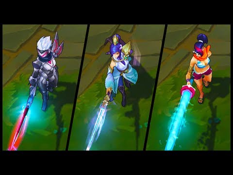 All Fiora Skins Spotlight Soaring Sword Project Pool Party Headmistress (League of Legends)