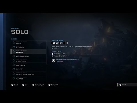 Halo 5: Guardians - Glassed - Legendary Lone Wolf Walkthrough (Solo) Part 4