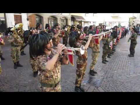 Le fanfare dei Bersaglieri di Montopoli, Prato e Scandiano a Pontedera