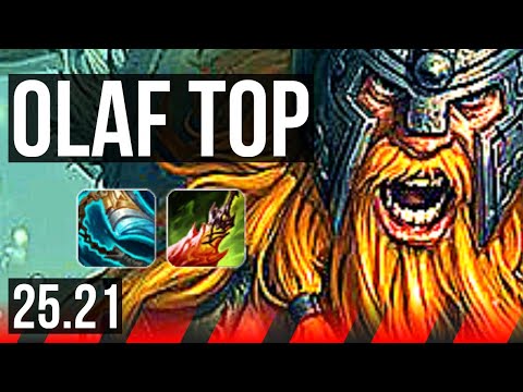 OLAF vs SETT (TOP) | 6 solo kills | KR Diamond | 25.21