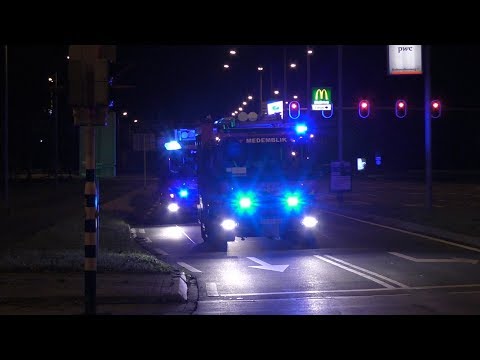 15X Brandweer met Spoed naar Zeer grote brand in Bergen NH - Compagniebrand bij Sportcentrum Beeck
