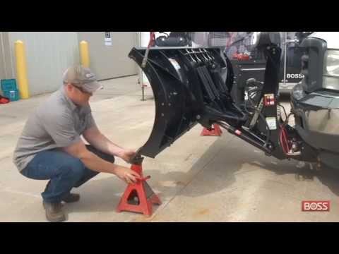 How to Install Plow Wheels for a BOSS Straight and V-Blade Snow Plow