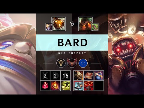Bard Support vs Nautilus - EUW Grandmaster Patch 25.18