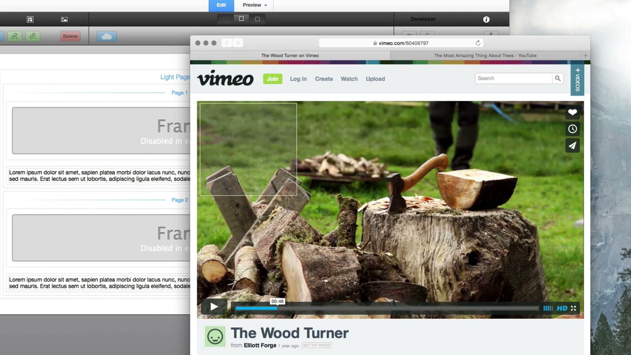 Light Page   Embed Video Header