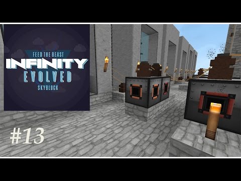 FTB Infinity Evolved Skyblock - More Automation, Magma Crucible & Fluid Transposer Ep13