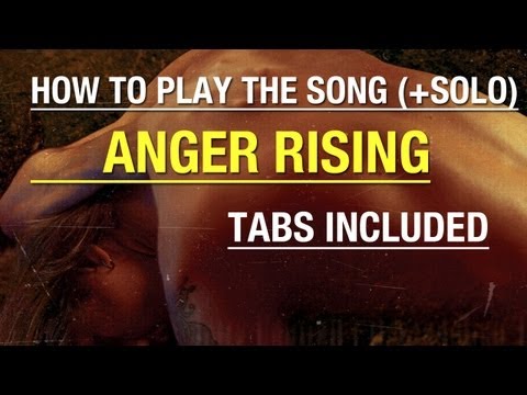 Jerry Cantrell - Anger Rising | Guitar Cover + Lesson (Tabs) | How to Play the solo