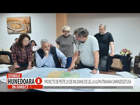 PROIECTE DE PESTE 25 DE MILIOANE DE LEI, LA ULPIA TRAIANA SARMIZEGETUSA