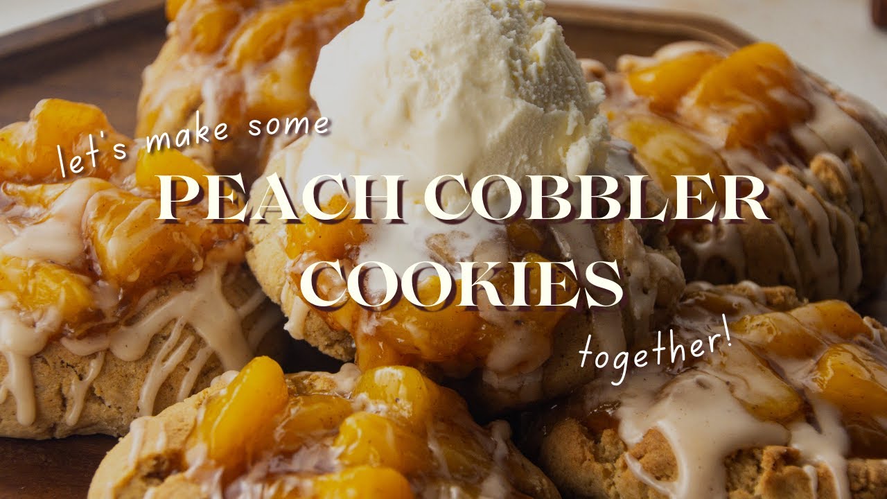 Peach Cobbler Cookies Recipe