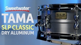 Video thumbnail for TAMA SLP Classic Dry Aluminum Snare Drum Review by Sweetwater