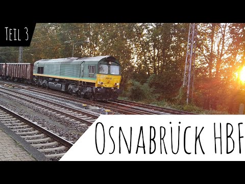 🚇Osnabrück Hbf - Dokumentation | Fern- und Güterverkehr mit vielen IC [3/3][4K]