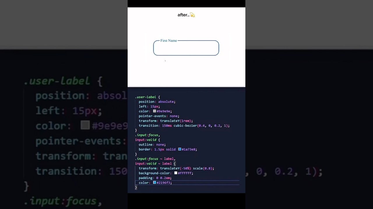 input: focus in CSS #css #webdesign
