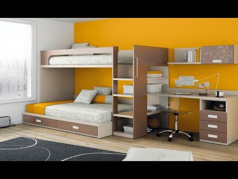 32 Bunk Bed Idea for Modern Kid's Bedroom- Plan n Design Video