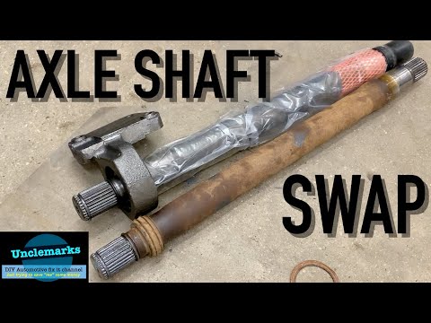 How to replace change a axle shaft on grand Caravan 2008 to 2020 VW Routan 08-20 (EP 161)
