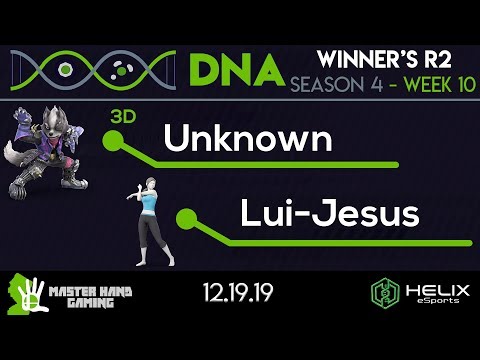 DNA S4:W10 - 3D | Unknown (Wolf) vs Lui-Jesus (Wii Fit Trainer) - Winner's R2