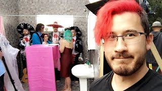 Ninja Sex Party - "Eating Food in the Shower" MV REACTION