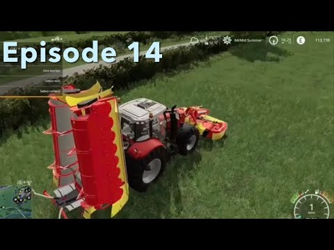 Mower upgrade and mowing for silage l FS19 l chellington valley EP. 14