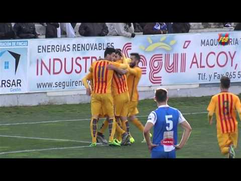[HIGHLIGHTS] FUTBOL (2aB): Alcoyano – FC Barcelona B (3-3)