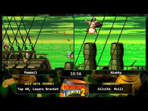 Puwexil vs Niakky - Donkey Kong Country 2 Any% Tournament 2016