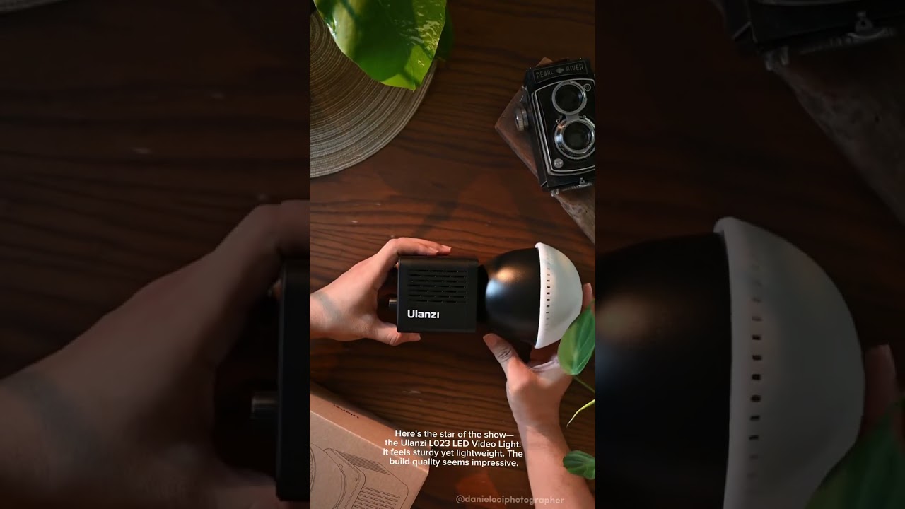 Unboxing #Ulanzi L023 40W Pro Portable LED Video Light