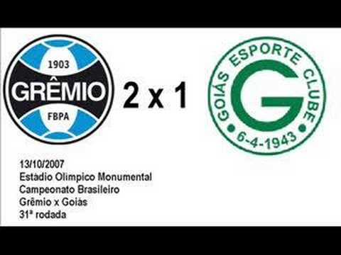 Brasileiro 2007 - Grêmio 2 x 1 Goiás - radio bandeirantes