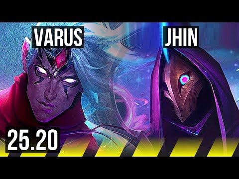 VARUS & Pyke vs JHIN & Nautilus (ADC) | 11/1/13, Legendary | NA Master | 25.20