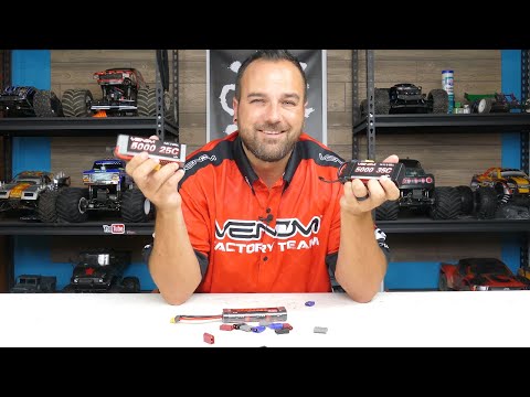 NEW Venom DRIVE Batteries with UNI 2.0 Adapters (Traxxas iD Safety Warning - Read Description)