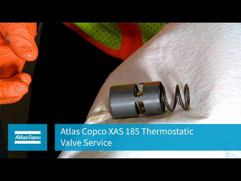 Atlas Copco XAS 185 Thermostatic Valve Service | Atlas Copco Power Technique USA