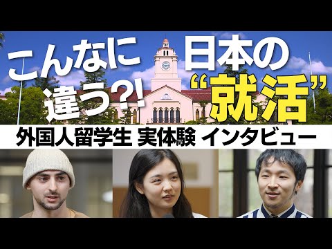 文学言語学科 こんなに違う！？日本の「就活」外国人留学生実体験インタビュー