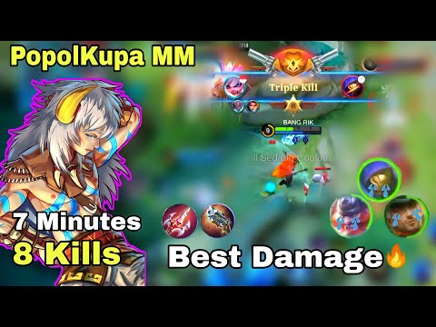 POPOL CHEATER? POPOL AND KUPA BEST DAMAGE ENEMIES CRY | CARA BUAT FEEDER MUSUH | POPOL AND KUPA