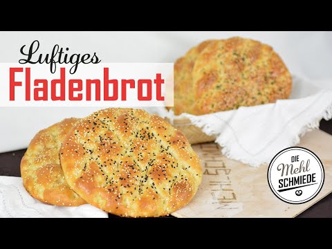 So backst du ein superluftiges FLADENBROT zuhause // PIDE selber machen // Fladenbrot Rezept