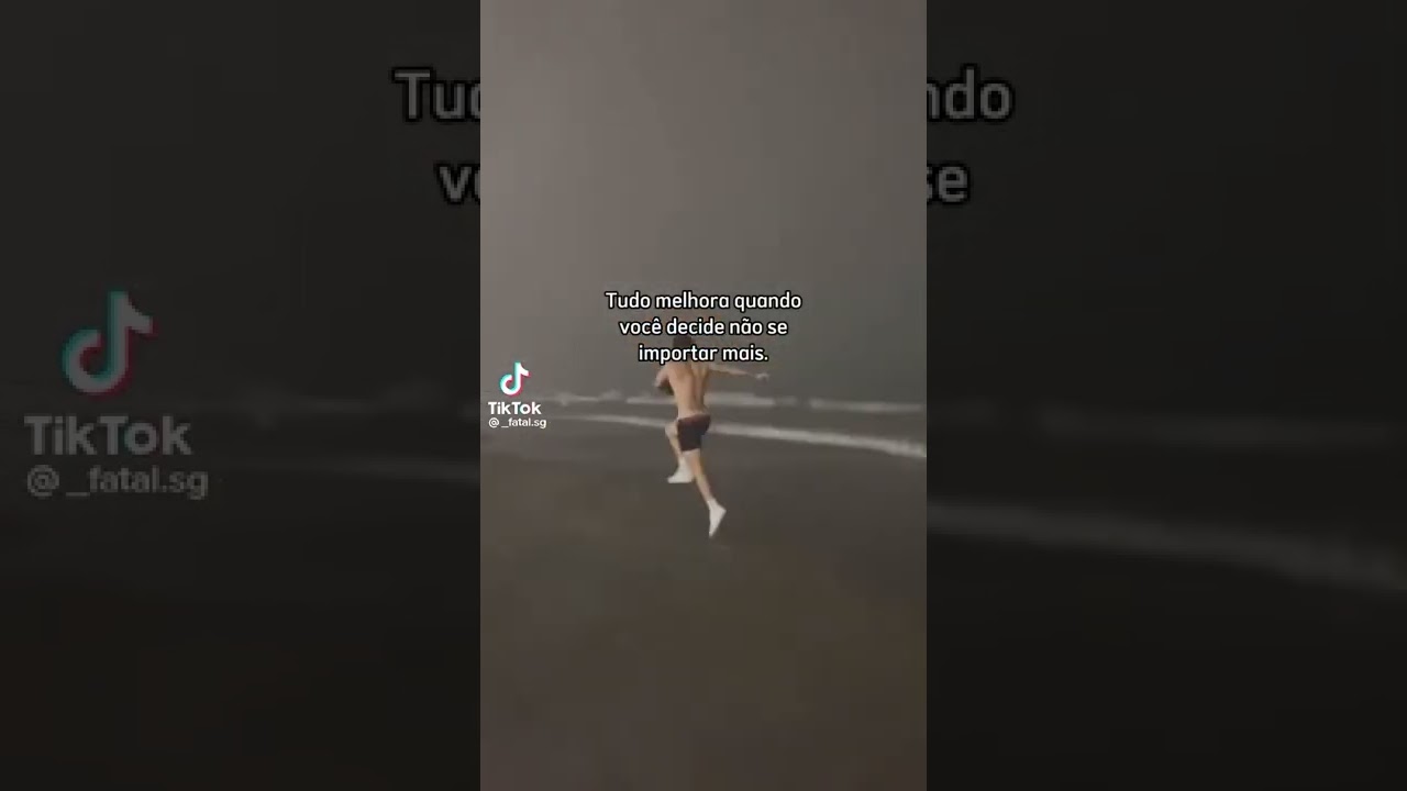 TUDO MELHORA QUANDO VOCÊ DECIDE NÃO SE IMPORTAR MAIS.