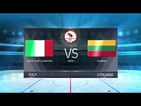 EuroChem Cup 2019 Arena 1 Day 3 Aosta Hlab Gladiators (Italy) - Klaipeda (Lithuania)