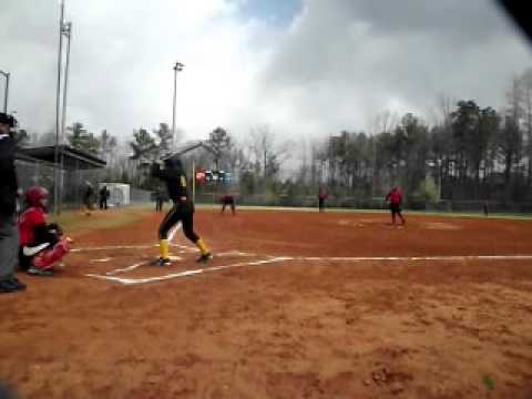 Marissa Guimbarda Pitching Jordan Barnett Catching 3/14/2012
