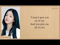 BABYMONSTER PHARITA All Of Me Lyrics