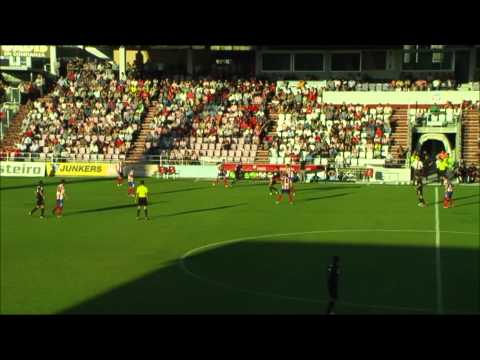 Gol de Óscar Díaz (2-3) en el CD Lugo - SD Huesca Jornada 5