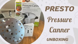 New Presto 16Qt Pressure Canner And Cooker Unboxing